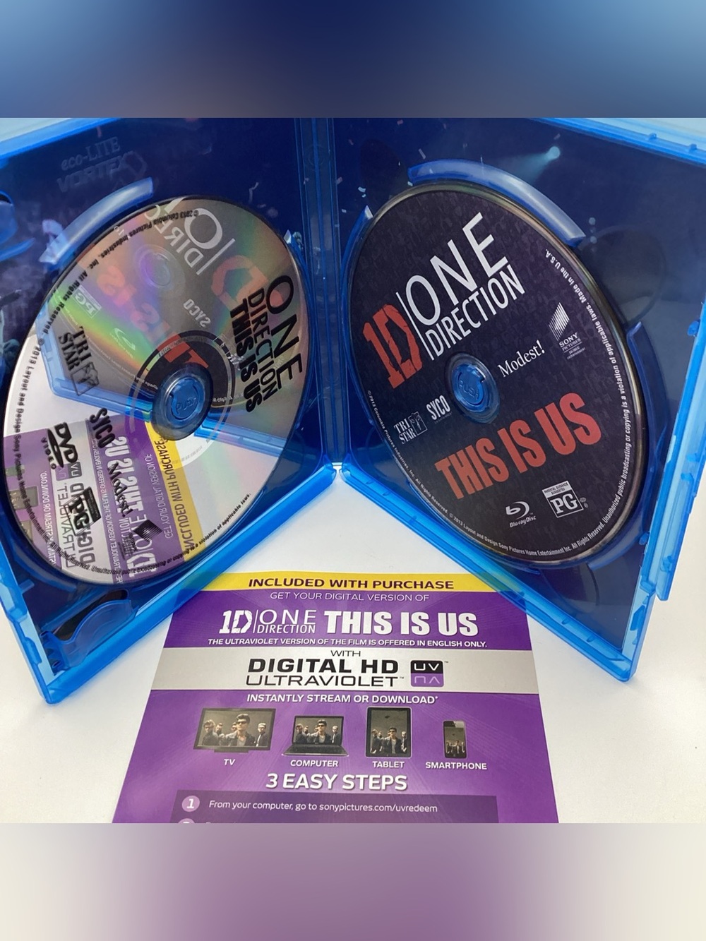 One Direction Take Me Home & Up All Night CD Yearbook & This Is Us Blu-ray DVD - Picture 10 of 10